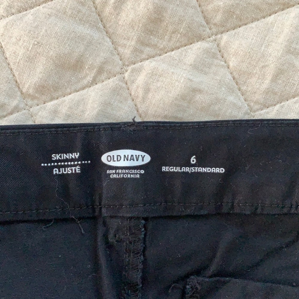Old navy skinny chino work pants